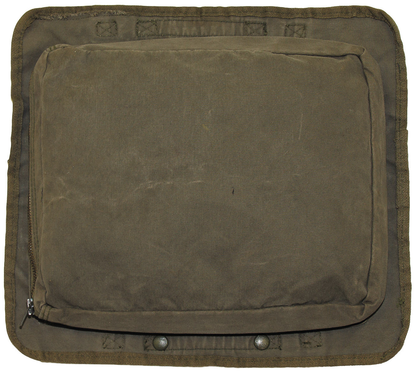 Original German Bundeswehr Army Military Pilot Survival Set Bag OD Green Used