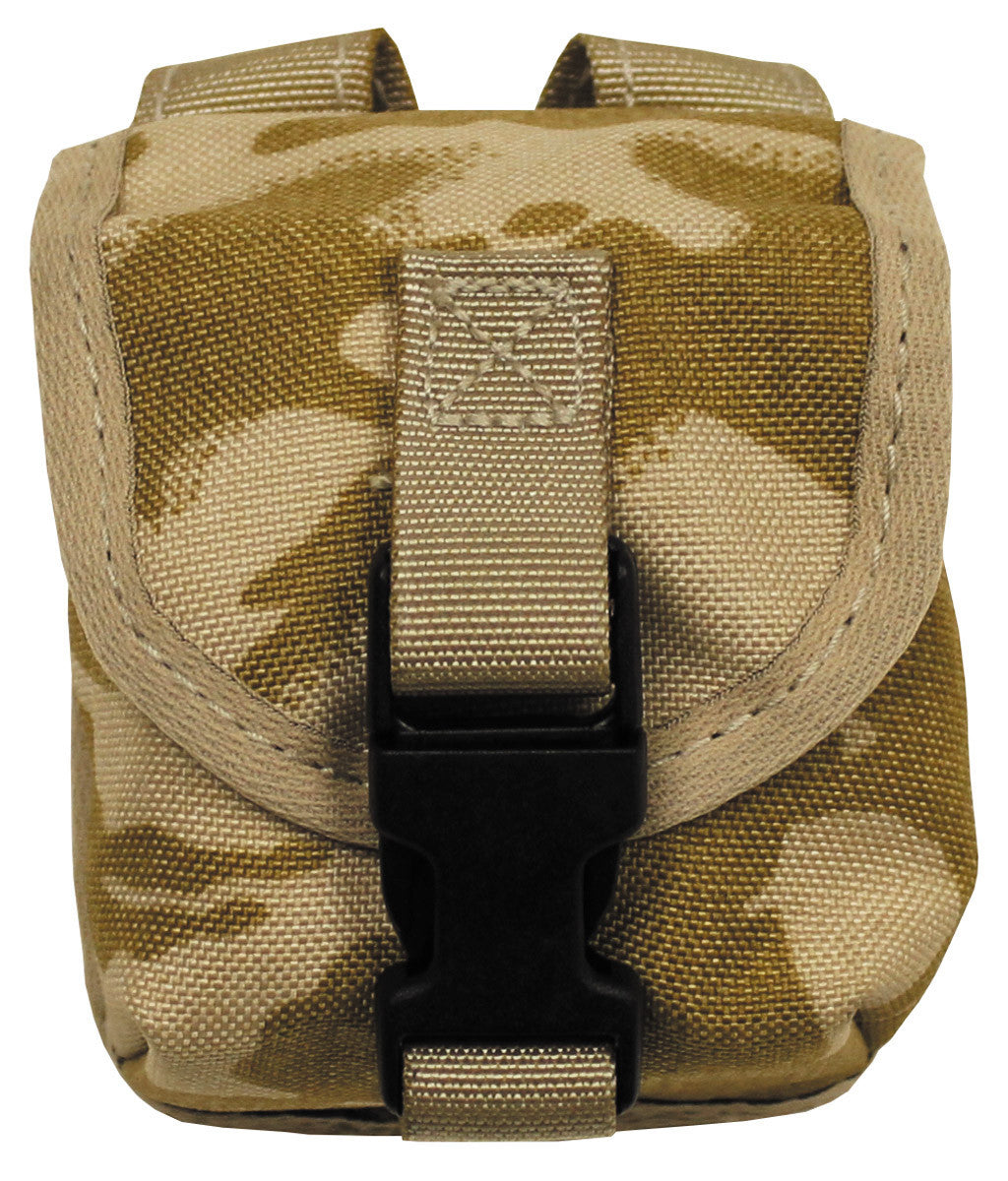 British Original Military Army Pouch AP Grenade MOLLE DPM Desert New
