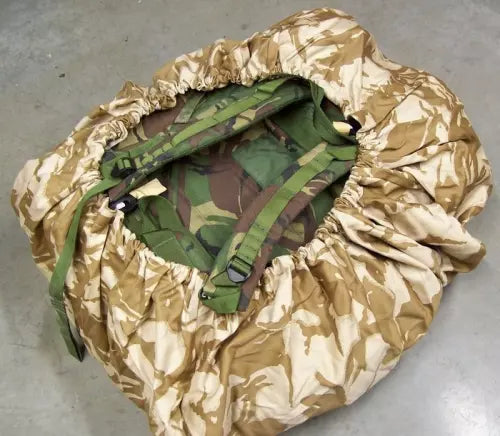 Original British Army Military GB Cover For Backpack Big DPM Desert Used