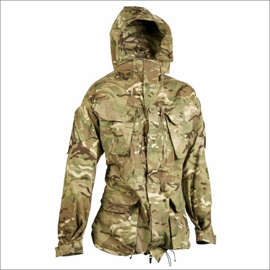 Genuine British Army Military Smock Windproof Parka MTP Combat Jacket Camo Used