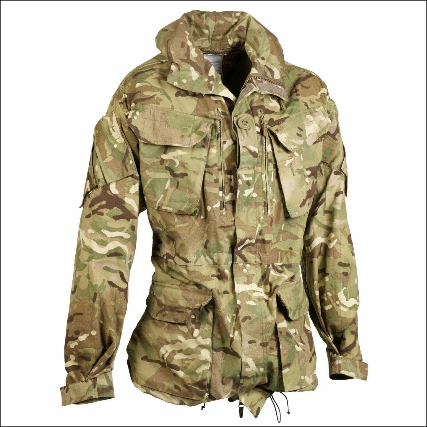 Genuine British Army Military Smock Windproof Parka MTP Combat Jacket Camo Used